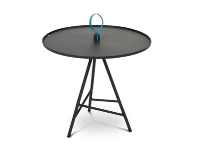 SOLO - Round aluminium garden side table _ Fischer Möbel