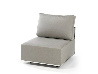 SUITE - Upholstered modular fabric garden armchair _ Fischer Möbel