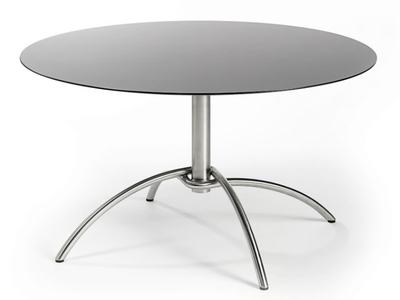 TAKU - Folding round table with 4-star base _ Fischer Möbel