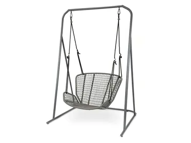 WING LIGHT - Stainless steel garden swing seat _ Fischer Möbel
