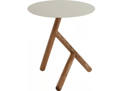 BASILE - Round wooden coffee table _ Flam & Luce
