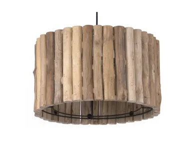 KUALA - Wooden pendant lamp _ Flam & Luce