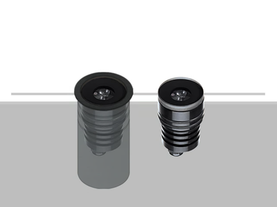GLASS 6 - LED steplight _ Flexalighting