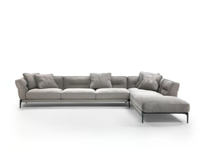 ADDA - Corner sectional fabric sofa _ Flexform