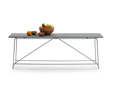 ANY DAY OUTDOOR - Rectangular stone coffee table _ Flexform