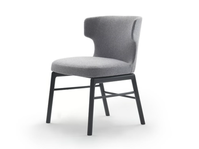 VESTA - Upholstered fabric chair _ Flexform