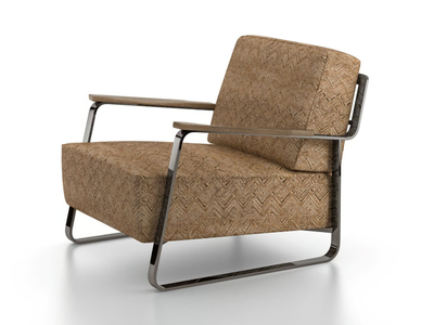 FUJIYAMA - Fabric armchair with armrests _ F.lli Orsenigo
