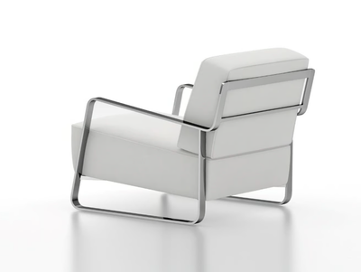 FUJIYAMA - Leather armchair with armrests _ F.lli Orsenigo