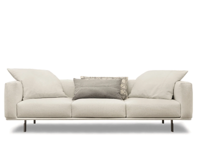 BINARIO - 3 seater fabric sofa with removable cover _ Flou