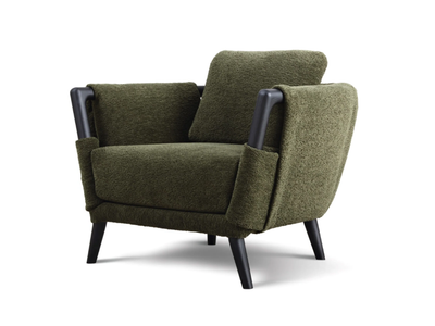 GAUDÍ - Fabric armchair with removable cover _ Flou