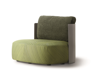 PIERRE - Fabric armchair with removable cover _ Flou