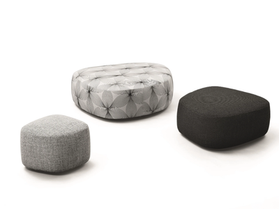 PIERRE - Pouf with removable lining _ Flou