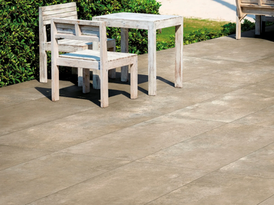 TWENTY - HAZEL - Anti-slip porcelain stoneware outdoor floor tiles with stone effect _ FMG