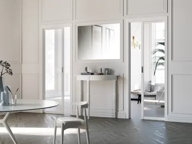 FLAT F1 - Glass internal pocket sliding door _ FOA