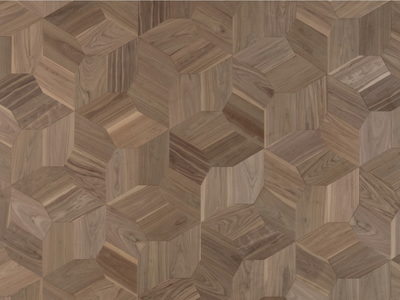 DESIGN PANELS LOTUS - Walnut flooring _ FOGLIE D'ORO
