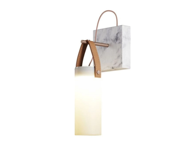 GALERIE - Blown glass and marble wall lamp _ FontanaArte