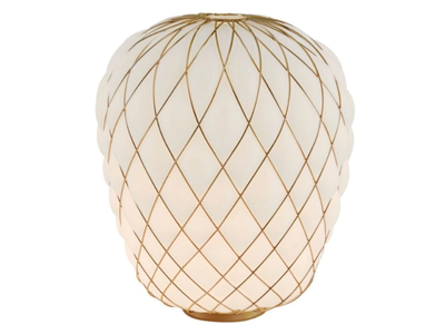 PINECONE - Glass and metal table lamp _ FontanaArte