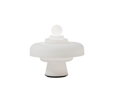 REGINA - LED blown glass table lamp _ FontanaArte