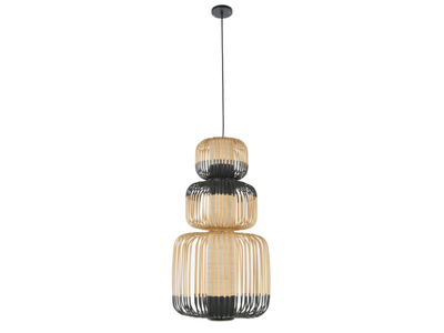 BAMBOO LIGHT TOTEM 3 LIGHTS - Bamboo pendant lamp _ Forestier