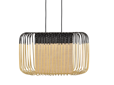 BAMBOO OVAL - Bamboo pendant lamp _ Forestier