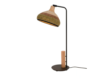 GRASS - LED abacá table lamp with fixed arm _ Forestier