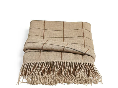 AYMARA - Check alpaca lap robe _ Form & Refine