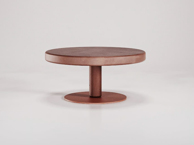 FLIPPER - Low round cement coffee table _ Forma&Cemento