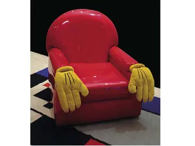 CARTOON - Upholstered PVC armchair with armrests _ formitalia luxury group