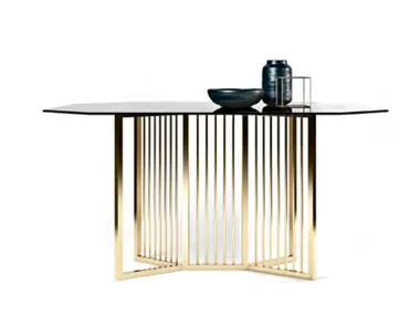 VIRGILIO - Square glass table _ formitalia luxury group