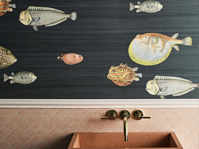 ACQUARIO - Wallpaper _ Fornasetti