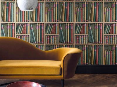 EX LIBRIS - Wallpaper _ Fornasetti