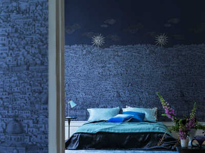 VISTA MEDITERRANEA - Wallpaper _ Fornasetti