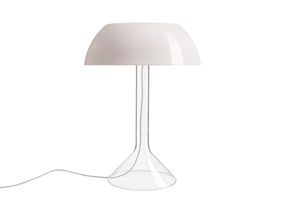 CHAPEAUX P - Porcelain and borosilicate glass table lamp _ Foscarini