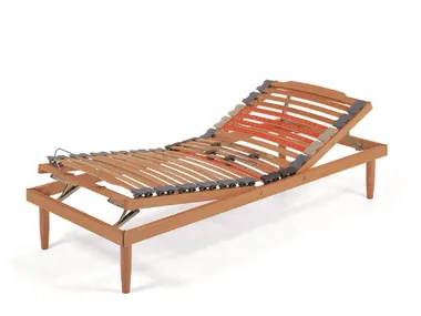 MAXIMA VERSIONE MANUALE - Slatted adjustable multi-layer wood bed base _ Frauflex