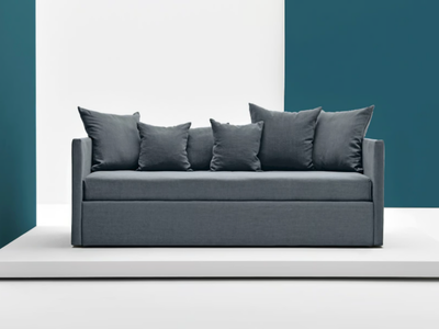 PARTY - Sectional fabric sofa bed with removable cover _ Frauflex