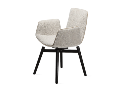 AMELIE ARMCHAIR HIGH - Upholstered fabric chair with armrests _ Freifrau
