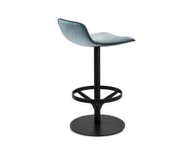AMELIE COUNTERSTOOL LOW - Swivel high fabric stool with back _ Freifrau