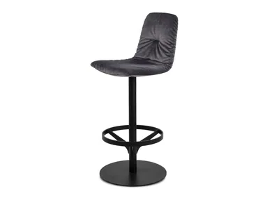 LEYA COUNTER CHAIR - Swivel high stool with back _ Freifrau