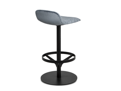 LEYA COUNTERSTOOL LOW - Swivel upholstered barstool _ Freifrau