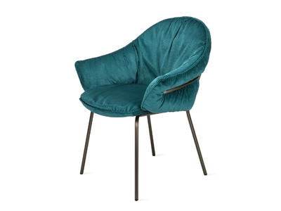 MARIE ARMCHAIR - Upholstered fabric chair with armrests _ Freifrau
