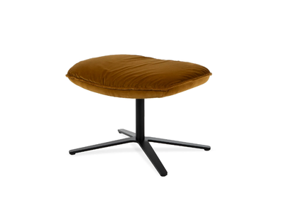 MARIE - Upholstered with 4-spoke base footstool _ Freifrau