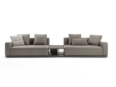 EDDIE - Modular leather sofa _ Frigerio