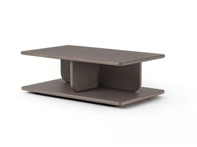 EDDIE - Rectangular wood veneer coffee table _ Frigerio