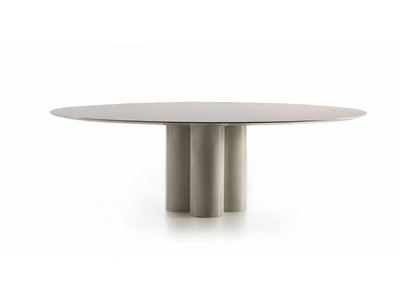 ELLY - Oval lacquered wood table _ Frigerio