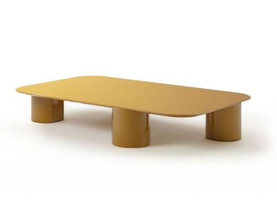 ELLY - Rectangular low lacquered wood coffee table _ Frigerio