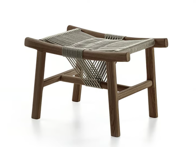 HULI - Solid wood stool _ Frigerio