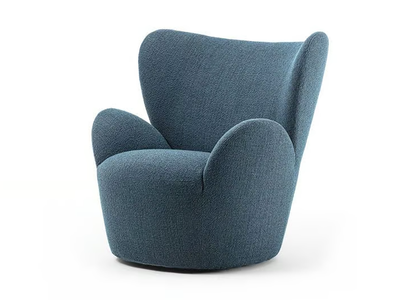 LIBELLE - Fabric armchair with armrests _ Frigerio