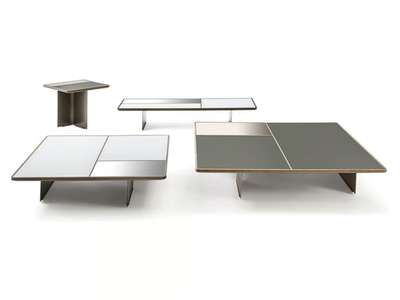 MIES - Wood and glass coffee table _ Frigerio