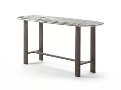 MOCKI - Oval marble console table _ Frigerio