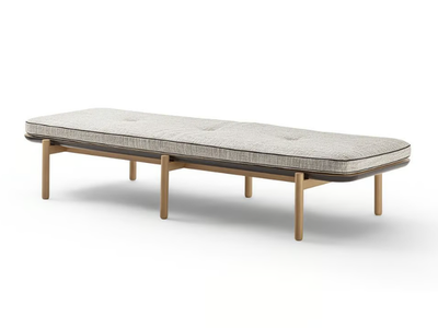 STEPAN - Upholstered fabric bench _ Frigerio